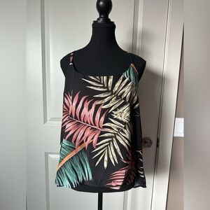 Tropical Print Women's Top size xxl